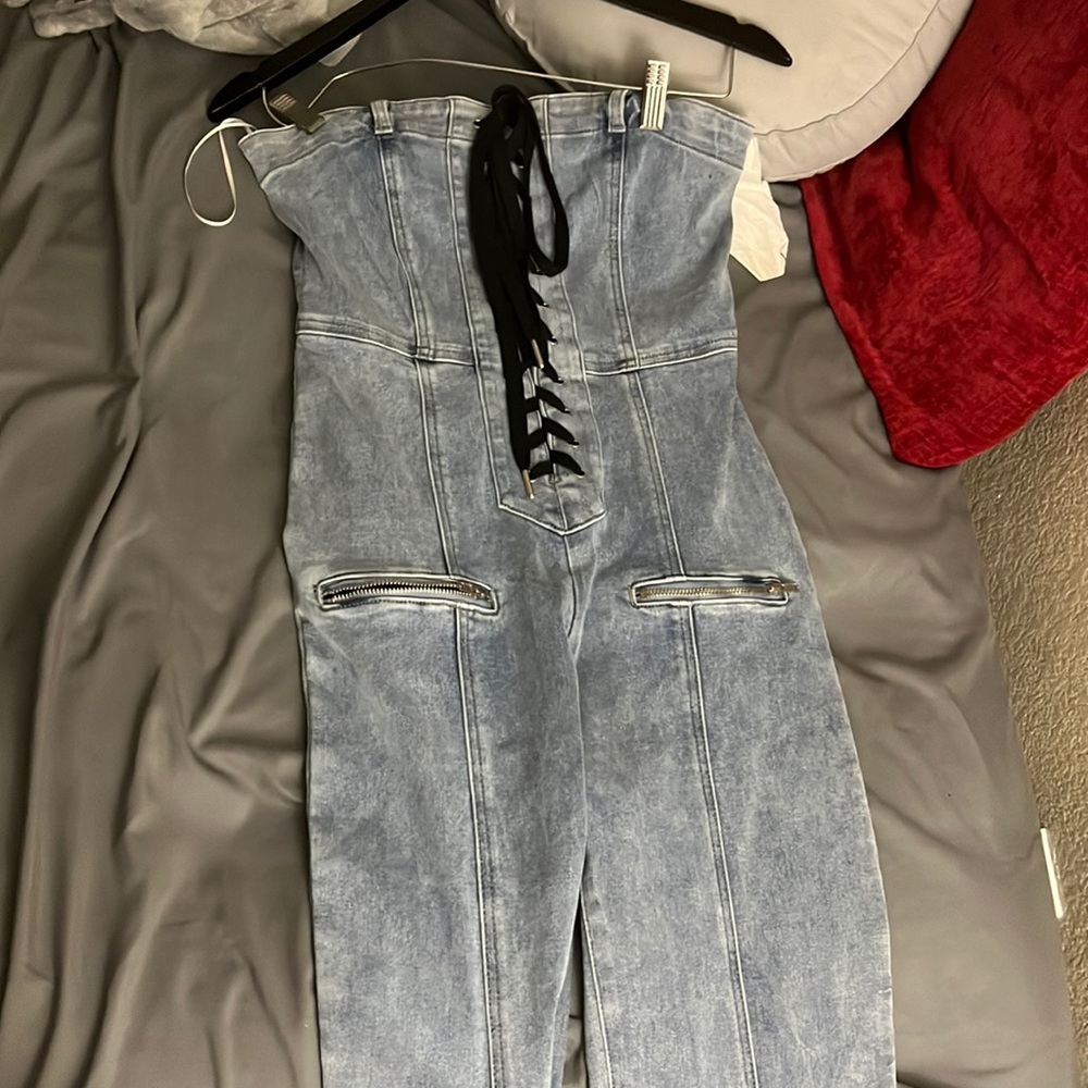Jean stapless jumper